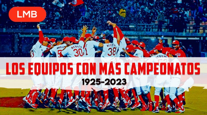 Los Equipos más Campeones - Liga Mexicana de Béisbol (LMB)